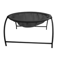 Detachable Cat Hammock Mesh Pet Sleeping Bed Free-Standing Elevated Pet Bed Hanging Nest Black