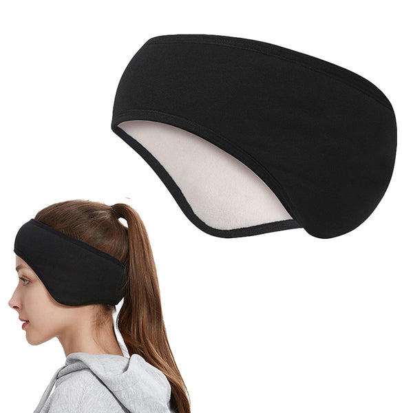 Blackout Eye Mask with Ear Muffs Sleeping Aids Relaxing Noise Cancellation Black