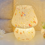 Glass Mushroom Bedside Table Lamps for Bedroom Living Room Style 2