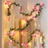 Christmas String Light Fairy LED Light Garland Lights for Indoor Outdoor Wedding Patio Christmas Decoration Light Pink