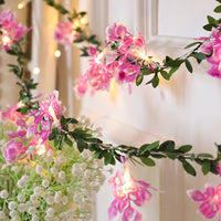 Christmas String Light Fairy LED Light Garland Lights for Indoor Outdoor Wedding Patio Christmas Decoration Light Pink