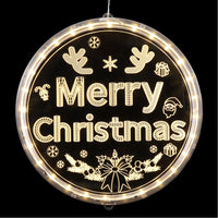 Round Merry Christmas LED Christmas Light Battery Operated Xmas Fairy Light