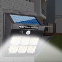 2Pcs Solar Wall Lights Outdoor Sensor Garden Lamp for Front Door Backyard Porch