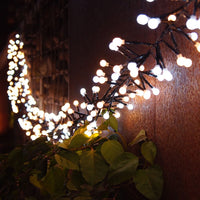 8 Modes Firecracker String Lights Christmas  LED Fairy Lights Decorations Warm and White