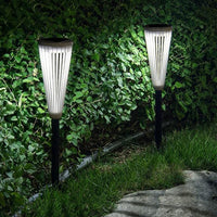 4Pcs Outdoor Solar Landscape Pathway Lights Garden Decorating Lights Walkway Driveway Sidewalk Yard