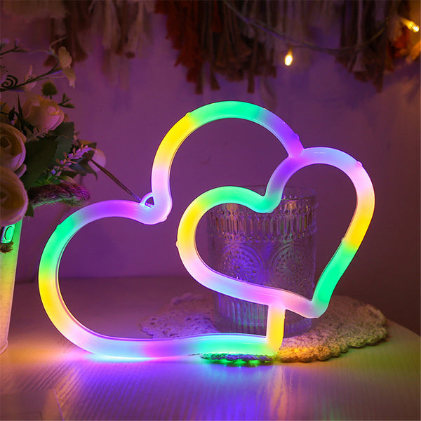 USB Powered Neon Light LED Lamp Home Wall Decor Style 2