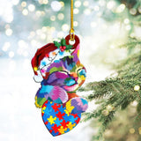 4Pcs Christmas Hanging Ornaments Christmas Tree Decoration Xmas Pendant Door Hanging Signs