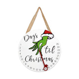 25 Days Wooden Hanging Christmas Advent Countdown Calendar Style 1