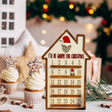 25 Days Wooden Hanging Christmas Advent Countdown Calendar Style 3