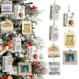 8Pcs Set Christmas Money Cash Holders Christmas Tree Ornaments Pendant Decoration