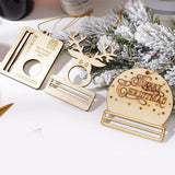 8Pcs Set Christmas Money Cash Holders Christmas Tree Ornaments Pendant Decoration