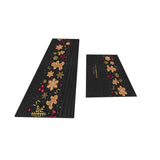 2Pcs Christmas Kitchen Mats Rectangular Floor Mats Style 6