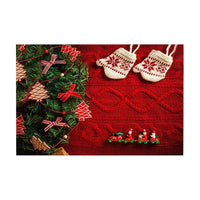 Christmas Door Mat Non-slip Floor Mat Kitchen Entry Back Door Decor