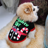 3Pcs Christmas Dog Cat T-Shirt Clothes Vest Puppy Pet Apparel Shirts