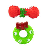 Christmas Squeaky Toy for Pet Dog Chew Toy Set Style 1