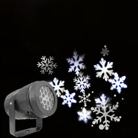 Christmas LED Snowflake Projector Light Indoor Home Snow Lamp Christmas Party Decoration