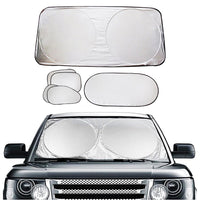 6 Pcs Set Car Windshield Sun Shade Sun Visor Protector for Side Window Front and Rear Windshield