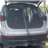 Car Tailgate Mesh Screen for SUV Camping Magnetic Car Tent Net Car Camping Accessories