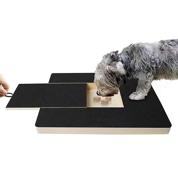 Dog Scratch Pad for Nails Scratching Board with Treat Box