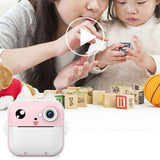 Children Instant Print Camera Thermal Printer Digital Photo Camera with 2 Rolls Print Paper Style 2