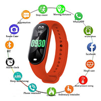 M8 Smart Bracelet Sports Heart Rate Bracelet Watch Fitness Tracker Red