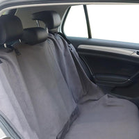 Car Back Seat Towel Seat Cover for After Gym Workouts Pets Kids Gray