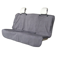 Car Back Seat Towel Seat Cover for After Gym Workouts Pets Kids Gray