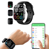 Bluetooth Smart Watch Water Resistant Fitness Activity Tracke Sports Watch Heart Rate Sleep Monitor Black