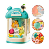 Mini Claw Machine Toy Mini Grabber with Sound Effect Kids Toys Green