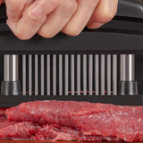 Kitchen Meat Tenderizer Tool with 48 Stainless Steel Blades for Meat Chicken Pork Steak Cooking