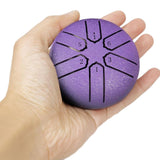 6-Note Rain Drum Mini Steel Tongue Drum Purple