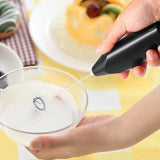 2Pcs Electric Mini Foamer Milk Frother Egg Beater Stirrer Whisk Mixer Kitchen Tool