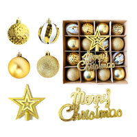 Christmas Ball Ornaments Christmas Tree Decoration Ball Box Gift Glittering Funny Party Decor Style 6