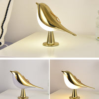 Touch Control Bedside Lamp Magpie LED Desk Lamp Reading Night Light Champagne