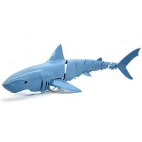 2.4G Remote Control Shark Toy RC Simulation Shark for Swimming Pool Blue