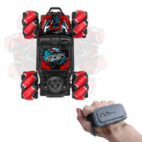 Remote Hand Control Watch Gesture Sensor Off Road Car Toy Buggy Monster Vehicle Kid Toy Gift Red