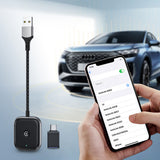 Wireless CarPlay Adapter for Apple CarPlay Android Auto Wired CarPlay to Wireless Mini Car Play Dongle