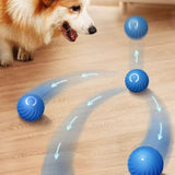 Pet Automatic Rolling Ball Toy Jumping Bouncing Ball Pet Dog Toy Blue