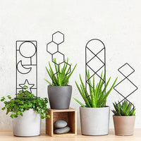 Set of 8Pcs Indoor Plant Trellis for Climbing Plants Metal Trellis Support Stake for Potted Plants