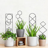 Set of 8Pcs Indoor Plant Trellis for Climbing Plants Metal Trellis Support Stake for Potted Plants