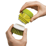 Multi-purpose Scrubbing Dish Brush with Soap Dispenser Cleaning Brush Kitchen Cleaning Tool Green