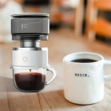 Portable Mini Drip Coffee Maker Automatic Hand Brewing Coffee Maker