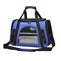 Cat Pet Carrier Travel Carrier Pet Bag for Small Medium Cats Dark Blue