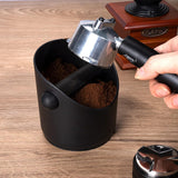 Espresso Knock Box Coffee Grounds Container with Removable Knock Bar Espresso Dump Bin