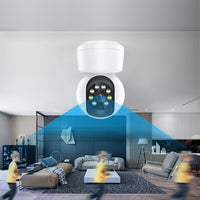 360 Degree Panoramic View Color Security Camera Night Vision WiFi Home Surveillance Camera