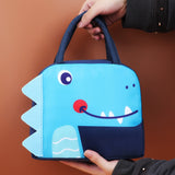 Children Cute Cartoon Animal Lunch Bags Lunch Box Carry Tote Picnic Storage Bag Navy