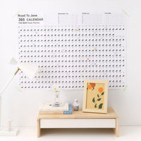 2024 Annual Wall Calendar Wall Planned Day Daily Schedule Countdown Calenders