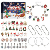 24 Days Christmas Advent Calendar DIY Bracelet Jewelry Making Kit