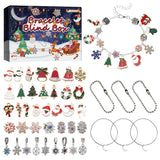 24 Days Christmas Advent Calendar DIY Bracelet Jewelry Making Kit