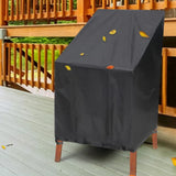 Patio Chair Cover Outdoor Garden Furniture Stackable Waterproof Storage Covers